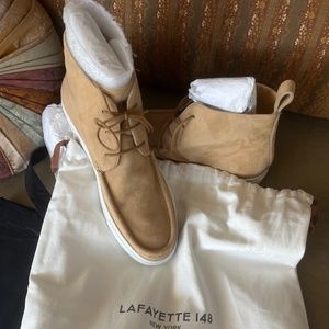 Lafayette suede high sneaker/ boots
